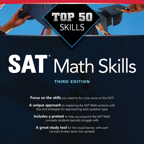 تاپ 50 اس ای تی مث اسکیلز | آزمون انگلیسی Top 50 SAT Math Skills 3rd