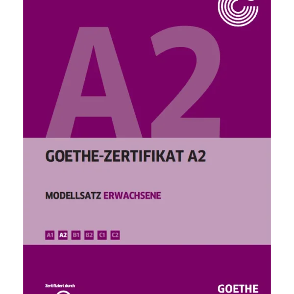 کتاب آزمون آلمانی Goethe Zertifikat A2 Modellsatz Erwachsene