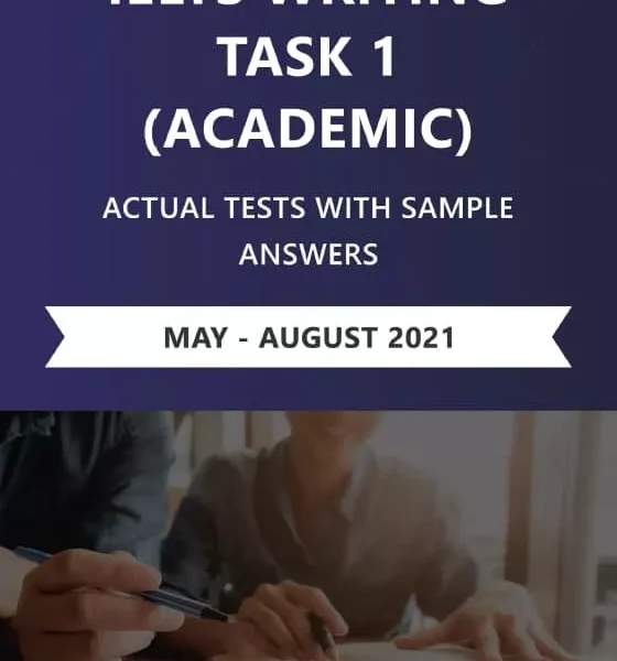 کتاب آیلتس رایتینگ آکادمیک تسک 1 اکچوال تست | کتاب انگلیسی IELTS Writing Task 1 Actual Tests (May – August 2021)