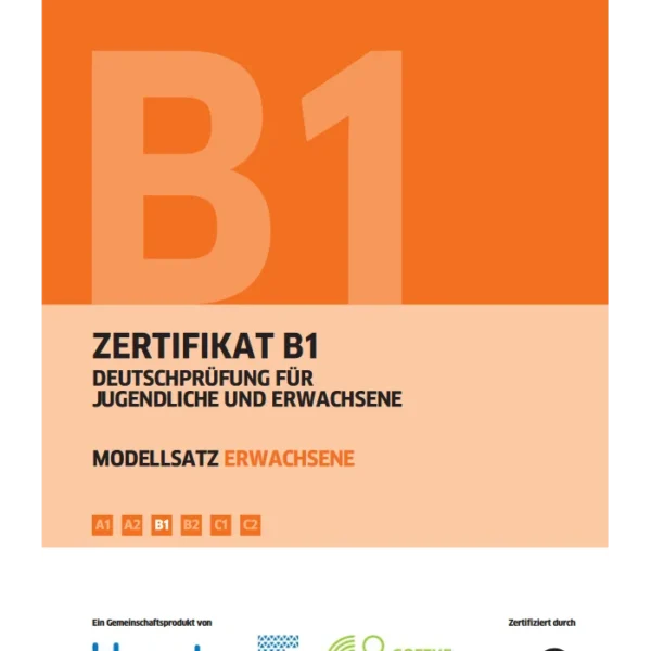 کتاب آلمانی Zertifikat B1- Modellsatz Erwachsene