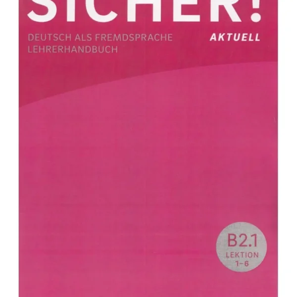 کتاب آلمانی sicher aktuell b2.1