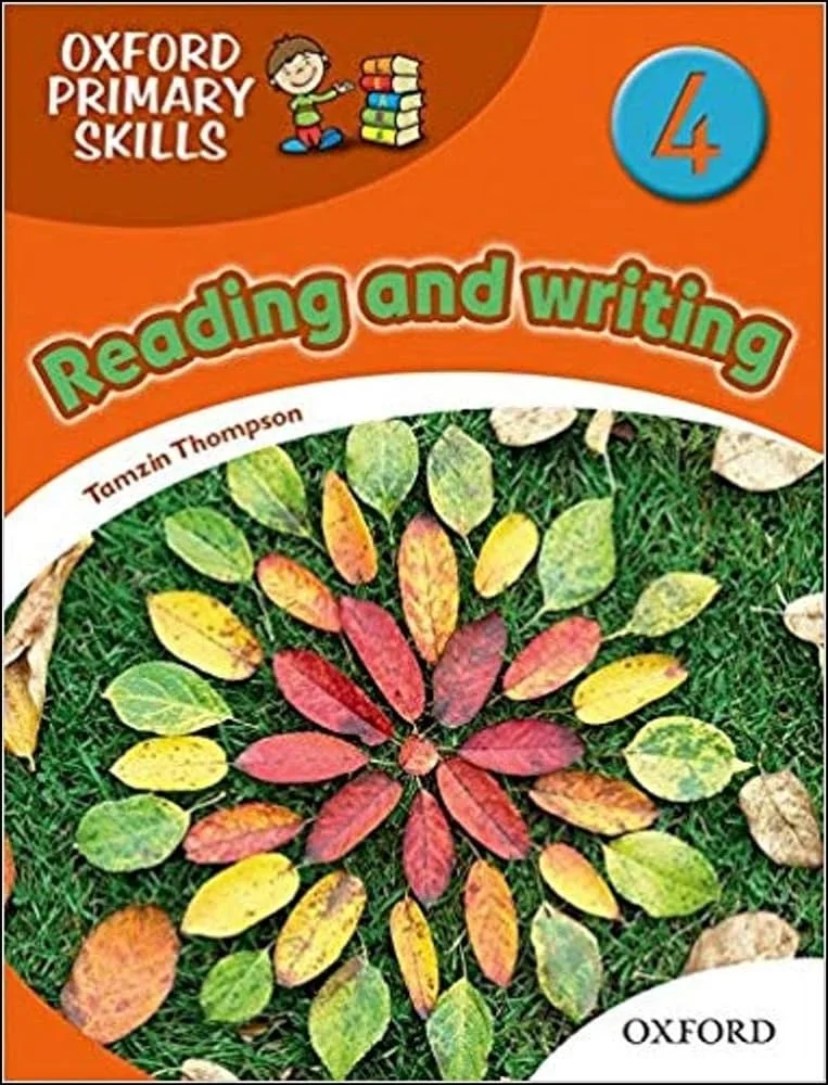 آکسفورد پرایمری اسکیلز ریدینگ اند رایتینگ 4 کتاب انگلیسی oxford primary skills Reading and Writing 4 + CD