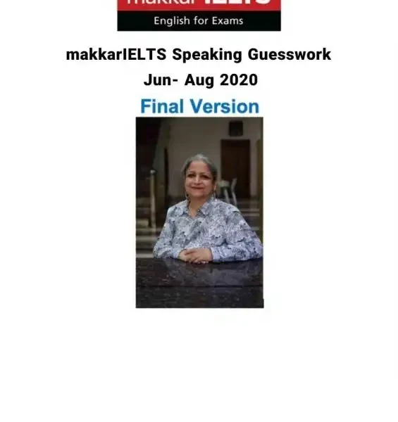 ماکار آیلتس اسپیکینگ | کتاب انگلیسی Makkar IELTS Speaking Guesswork Jun-Aug 2020