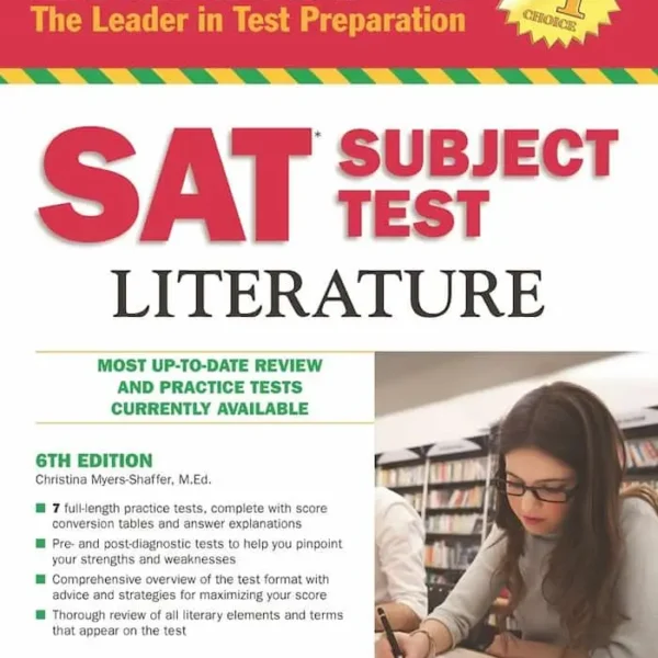 بارونز اس ای تی سابجکت تست لیتریچر | کتاب انگلیسی Barron’s SAT Subject Test Literature 6th