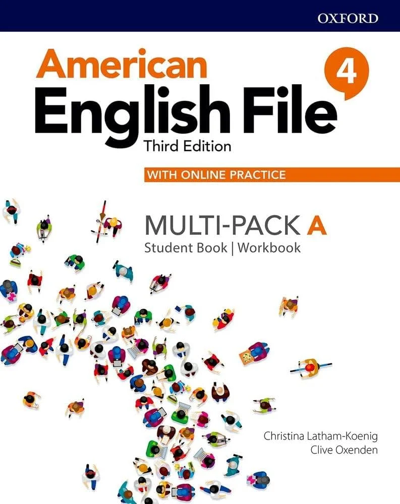 امریکن انگلیش فایل 4 کتاب انگلیسی American English File 4 3rd