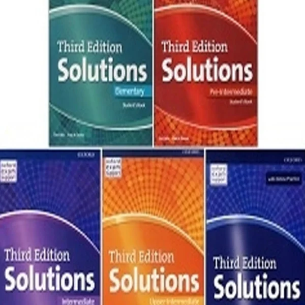 مجموعه 5 جلدی سولوشنز | کتاب انگلیسی Solutions