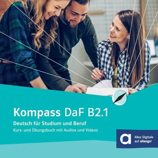 کامپس داف B2.1 کتاب آلمانی Kompass DaF B2.1 (Kurs- und Übungsbuch)
