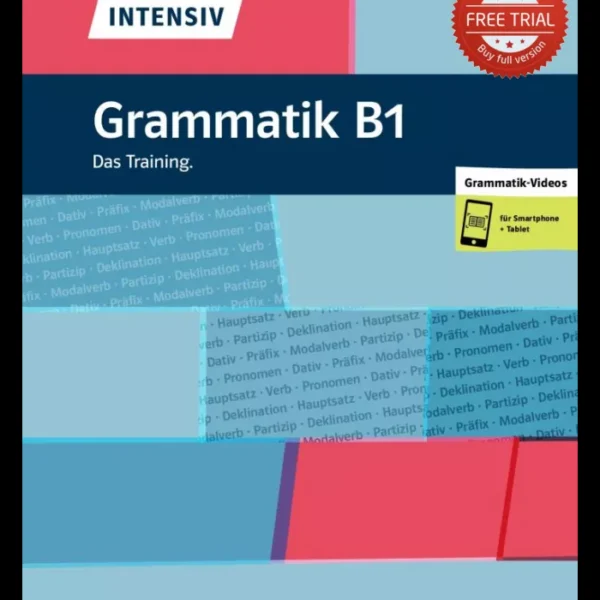کتاب گرامر آلمانی دویچ اینتنسیو گراماتیک Deutsch intensiv Grammatik B1
