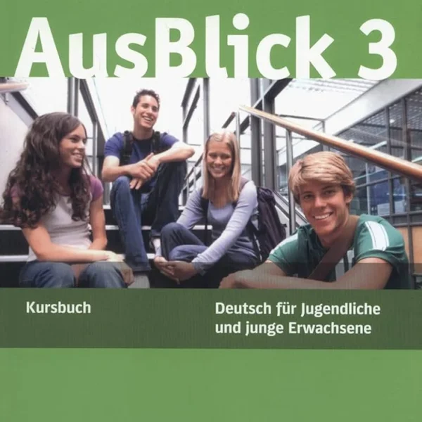 آوسبلیک 3 کتاب آلمانی AusBlick 3 Kursbuch+Arbeitsbuch