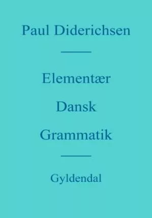 المنتر دنسک گرمتیک کتاب دانمارکی  Elementær dansk grammatik