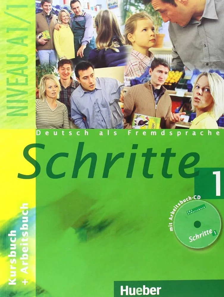 شریته 1 کتاب آلمانی Schritte 1 Kursbuch+Arbeitsbuch (A1.1)