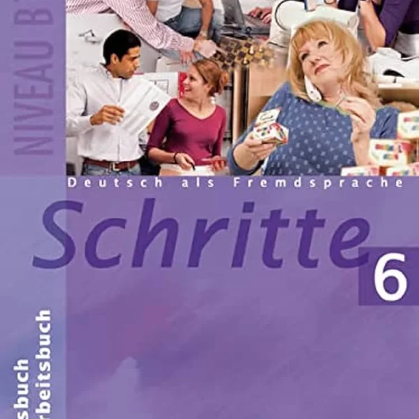 شریته 6 کتاب آلمانی Schritte 6 Kursbuch+Arbeitsbuch (B12)