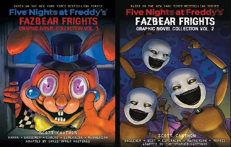 فایو نایت ات فردیز | پکیج 2 جلدی رمان Five Nights at Freddy’s Graphic Novel + هدیه