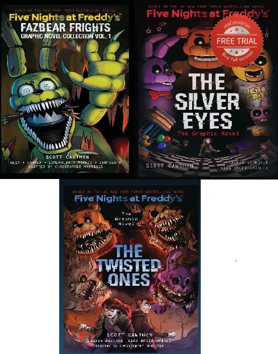 فایو نایت ات فردیز | پکیج 3 جلدی رمان Five Nights at Freddy’s Graphic Novel