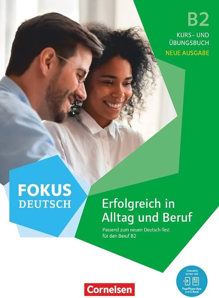 فوکوس دویچ کتاب آلمانی (Fokus deutsch b2 (kurs und ubungsbuch