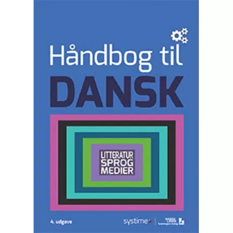هندباگ تیل دنسک کتاب دانمارکی Håndbog til dansk Litteratur, sprog, medier