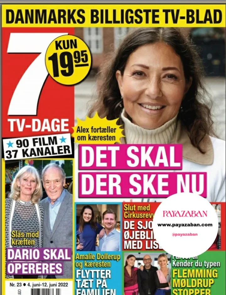 مجله دانمارکی 7TV-Dage 2022-06-04 (چاپ رنگی)