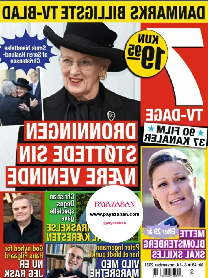 مجله دانمارکی 7TV-Dage 2021-11-08 (چاپ رنگی)