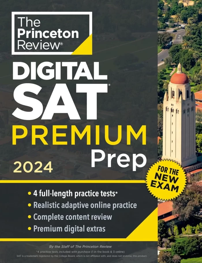 دیجیتال اس ای تی پریمیوم پرپ | کتاب انگلیسی Princeton Review Digital SAT Premium Prep 2024