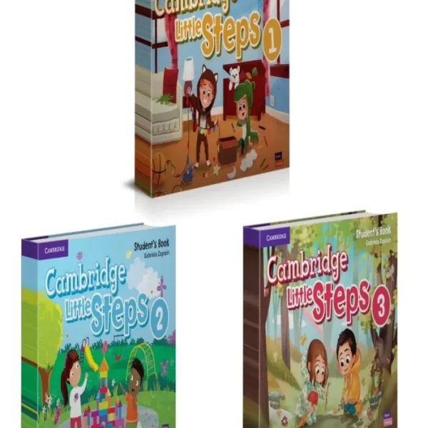 مجموعه 3 جلدی کمبریج لیتل استپس | کتاب انگلیسی Cambridge Little Steps