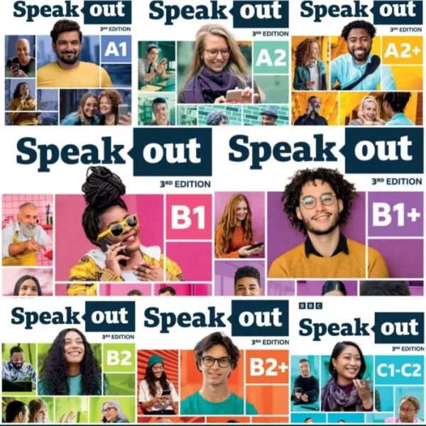 مجموعه 8 جلدی اسپیک اوت | کتاب انگلیسی Speakout pack 3rd Edition