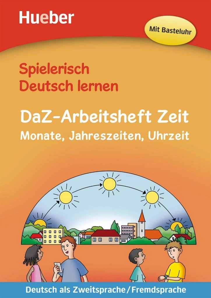 خرید کتاب زبان آلمانی DaZ-Arbeitsheft Zeit Monate Jahreszeiten und Uhrze با بهترین قیمت