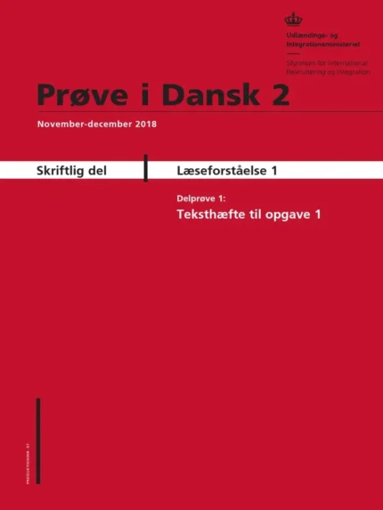 پرو آی دانسک خرید کتاب آزمون دانمارکی Prove I Dansk 2 با تخفیف ویژه