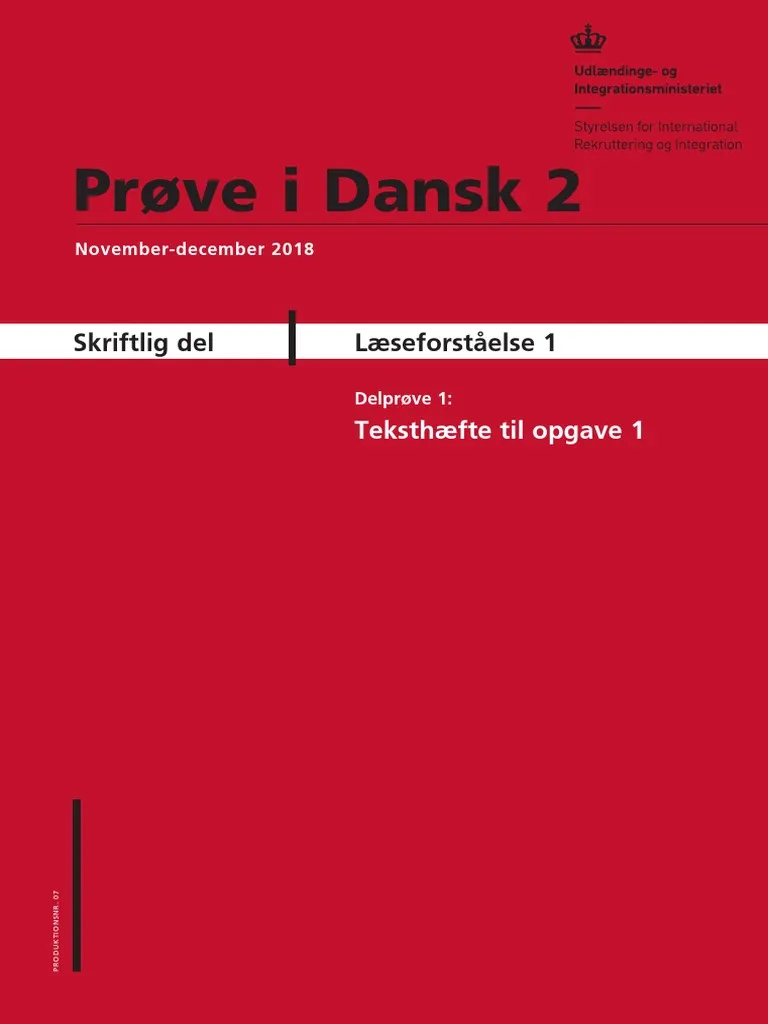 پرو آی دانسک خرید کتاب آزمون دانمارکی Prove I Dansk 2 با تخفیف ویژه